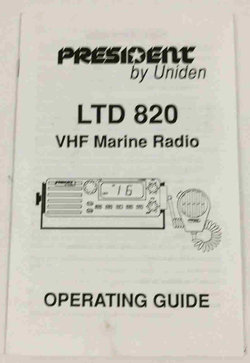 Uniden President LTD 820